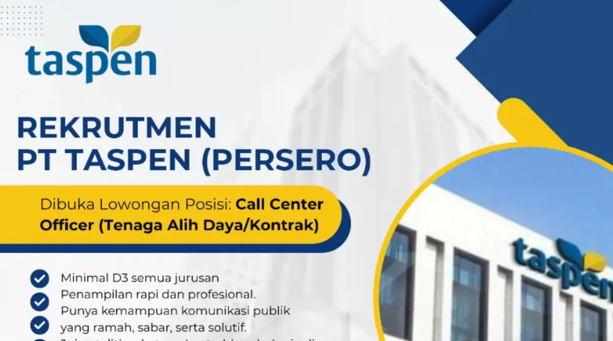  (Lowongan kerja terbaru)