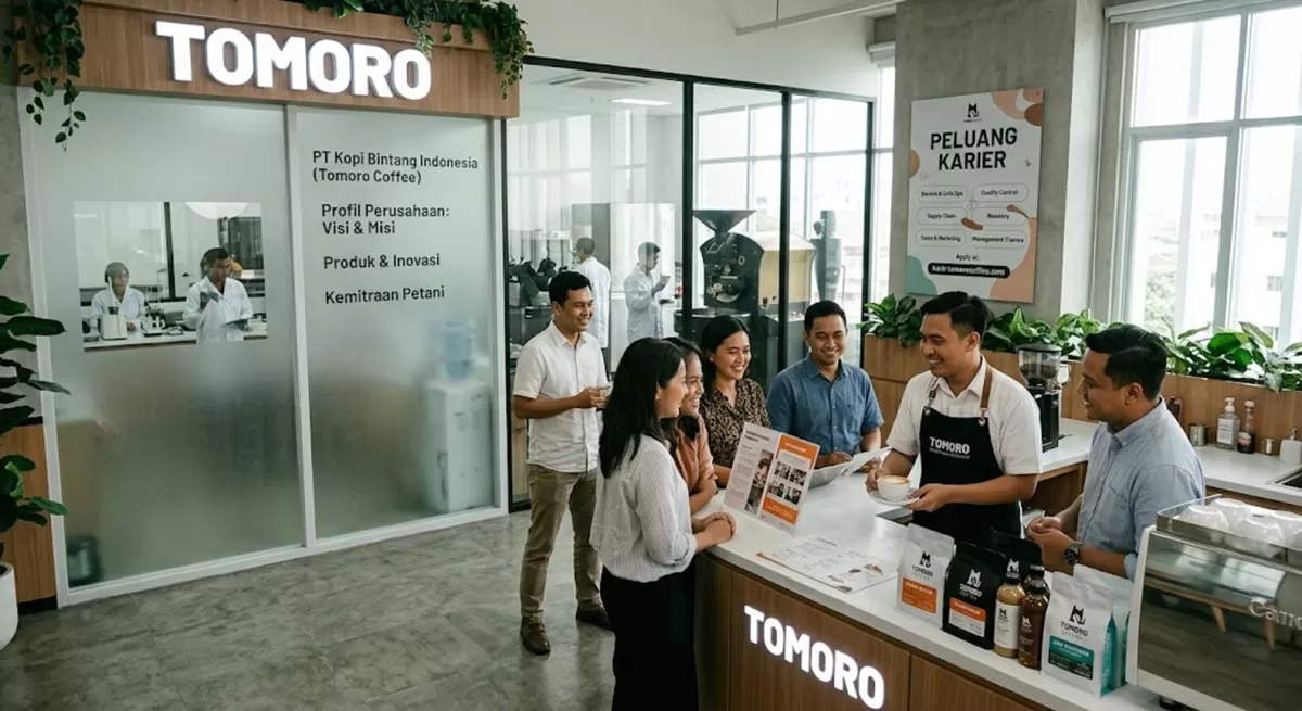 PT Kopi Bintang Indonesia (Tomoro Coffee): Profil Perusahaan, Produk, dan Peluang Karier (FOTO IDE NUSANTARA.COM)