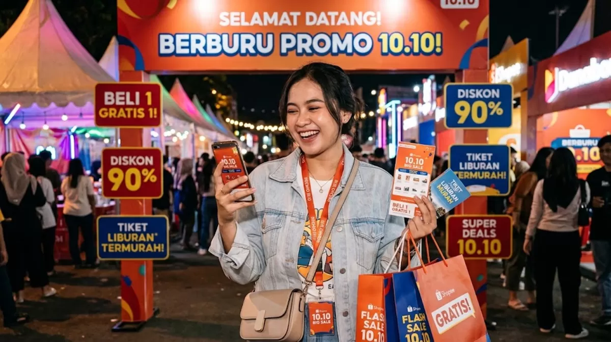 Berburu Promo 10.10! Ada Beli 1 Gratis 1, Diskon 90 Persen hingga Tiket Liburan Murah (Foto: Ide Nusantara.com)