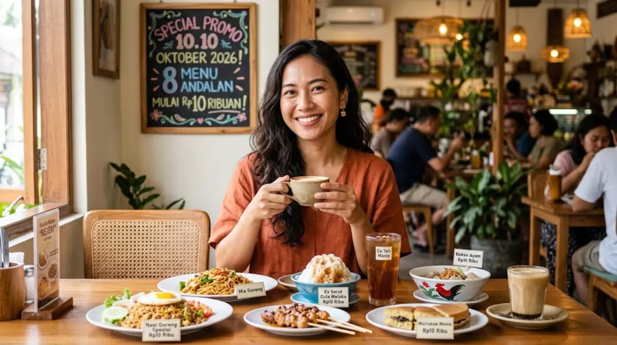 8 promo makanan dan minuman 10.10 Oktober 2026, ada menu Rp10 ribuan (Foto: Ide Nusantara.com)