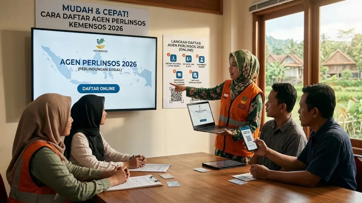 Cara Daftar Agen Perlinsos Kemensos 2026 secara Online, Simak Langkahnya