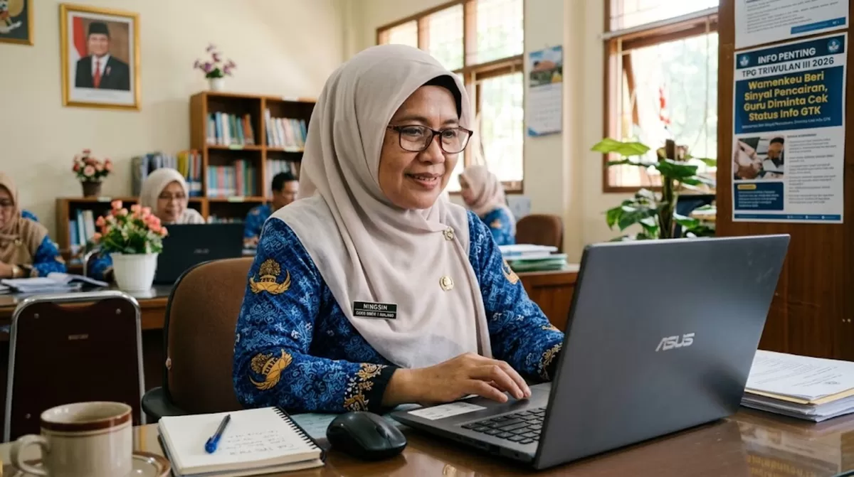 Kapan TPG Triwulan III 2026 Cair? Wamenkeu Beri Sinyal, Guru Diminta Cek Status Info GTK (Foto: Ide Nusantara.com)