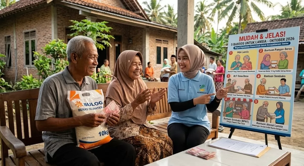 Lansia Berpeluang Dapat PKH Rp600 Ribu per Tahap, Ini Daftar Bansos Oktober 2026
