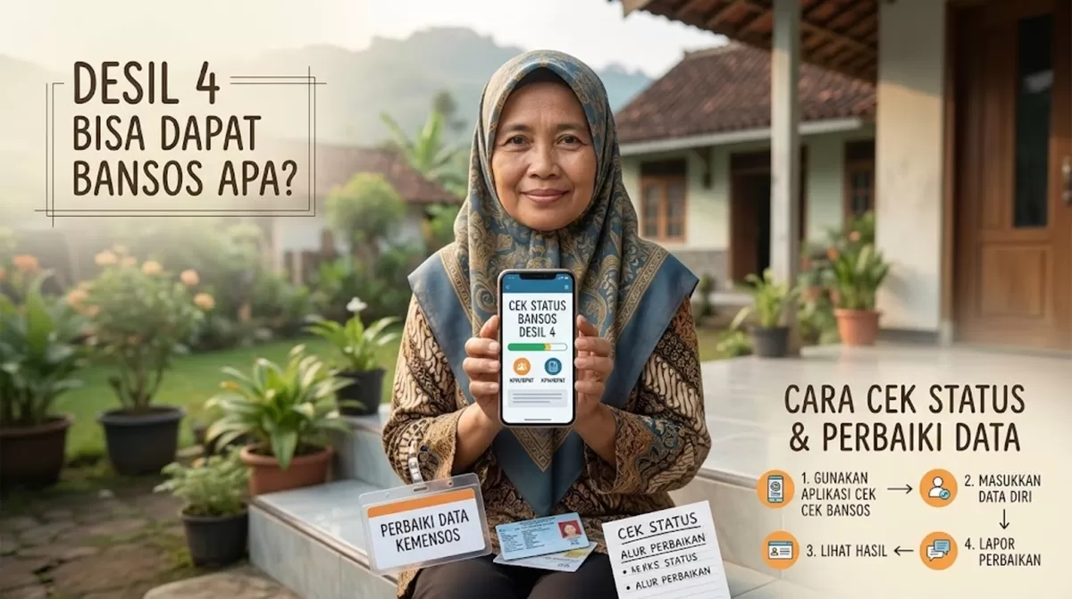 Menjawab pertanyaan masyarakat tentang jenis bantuan yang berpotensi diterima keluarga dengan status Desil 4. Jelaskan bahwa desil bukan jaminan otomatis mendapatkan bantuan. (Foto: Ide Nusantara.com)