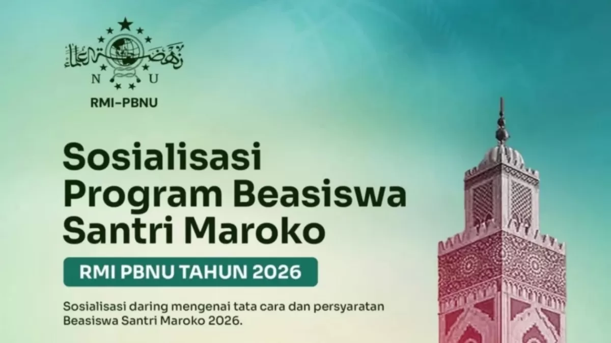 PBNU Resmi Membuka Pendaftaran Beasiswa Kuliah ke Maroko 2026. (Dok. RMI)