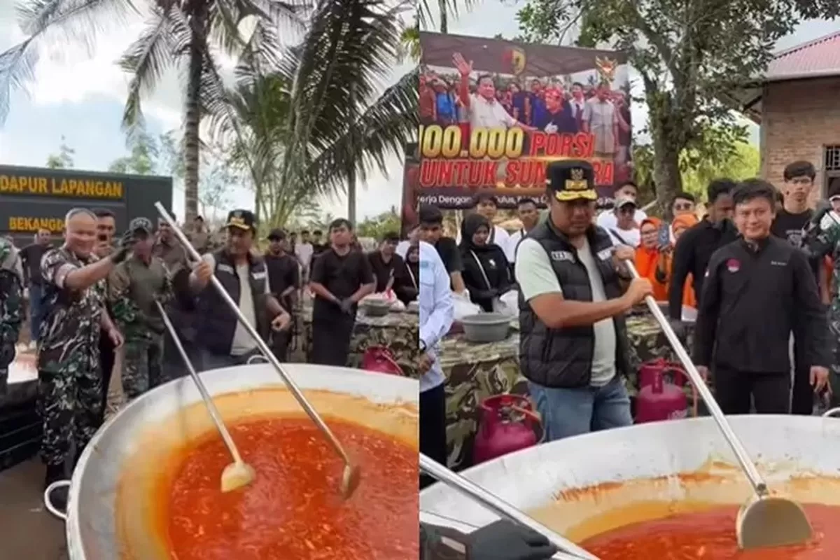 Datangi Lokasi Bencana di Aceh, Influencer Bobon Santoso Hibur Warga dengan Aksi Masak Besar Puluhan Ribu Porsi - WartaPesona.com (Rubic News)