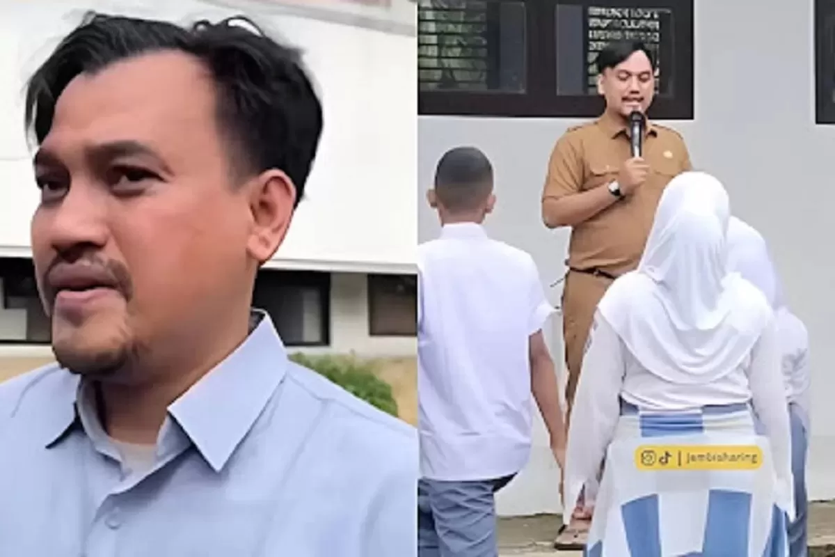 Insiden aksi saling pukul seorang guru dengan siswanya di SMK Jambi yang viral di medsos - WartaPesona.com (Lamongan Network - Jatim Network)