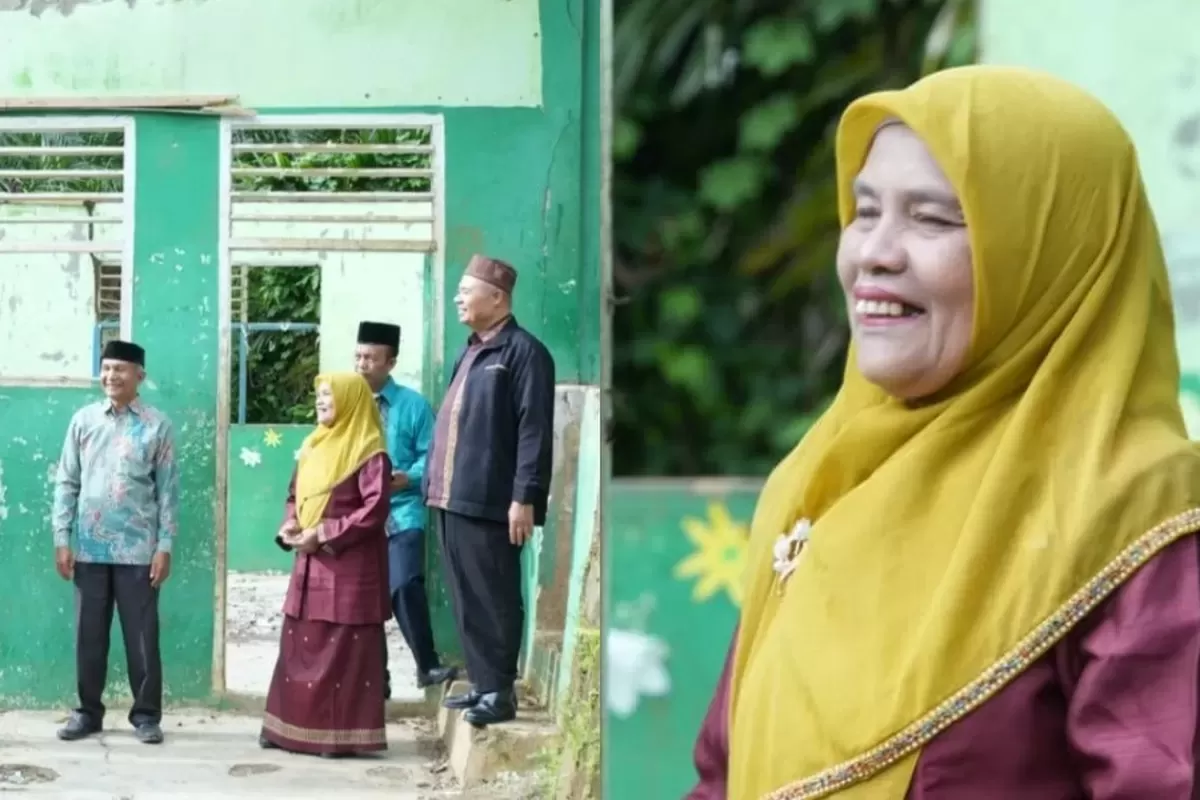 Di Balik Bencana Banjir Tapsel, Ada Seorang Guru yang Rela Hibahkan 7500 Meter Tanahnya demi Bangun Sekolah - WartaPesona.com (Suara Merdeka Jakarta)