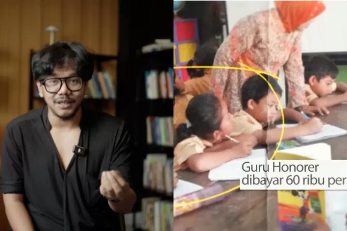 Ferry Irwandi menyoroti terkait masalah gaji guru honorer yang dinilai terlalu rendah bagi kesejahteraan mereka - WartaPesona.com (Detik Sumsel)