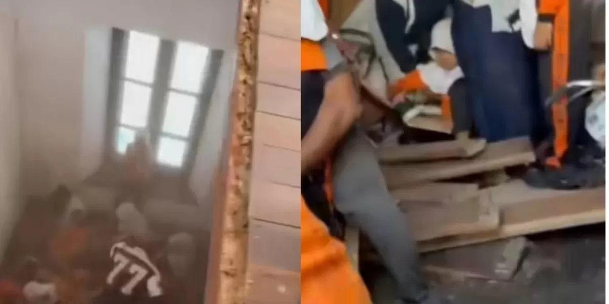 Insiden ambruknya lantai dua bangunan cagar budaya Tangsi Belanda, Siak, Riau saat ada kunjungan studi tur - WartaPesona.com (Victory News)