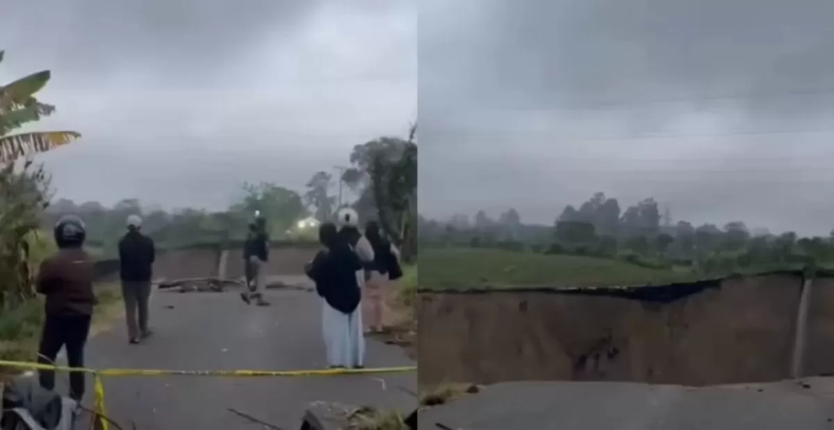 Nekat Dekati Bibir Sinkhole di Pondok Balik Aceh Tengah, Warga Berlarian Panik karena Dengar Suara Gemuruh - WartaPesona.com (ArahPublik)