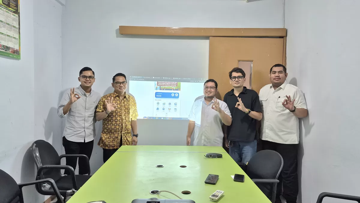 Dokumentasi Bersama Ketua Umum OK OCE dengan Tim SP Nusantara (Tim OK OCE)