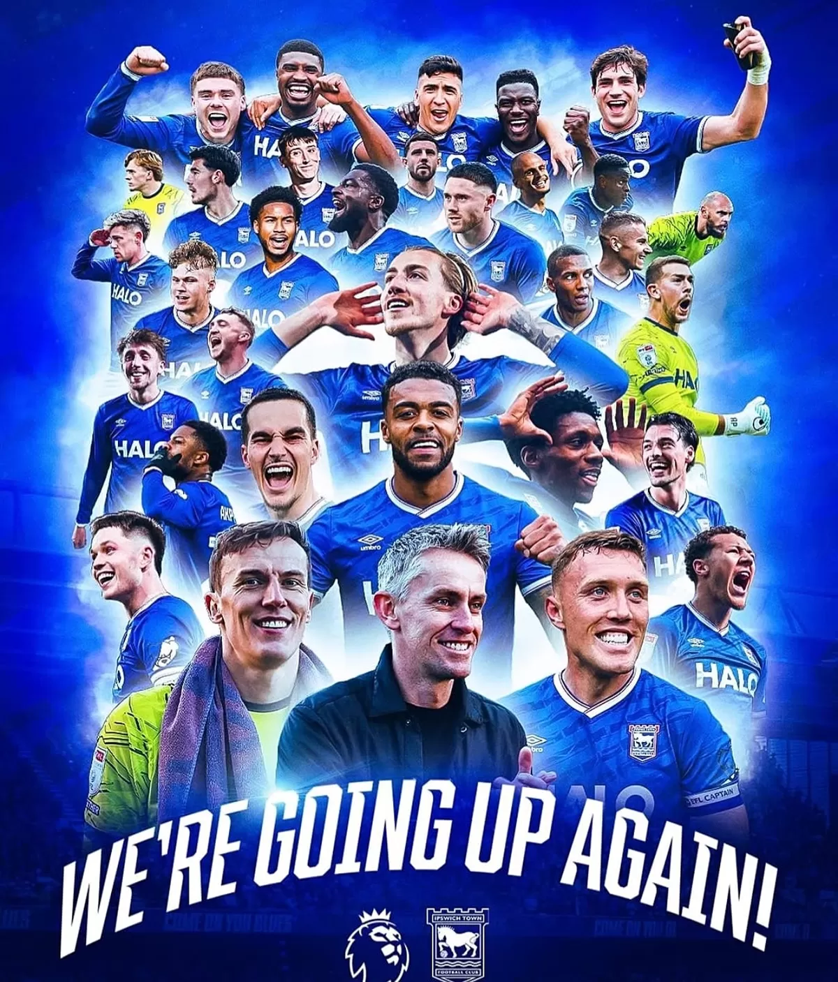Ipswich Town yang diperkuat pemain Timnas Elkan Baggot promosi ke Premier League. (Instagram @ipswichtown)