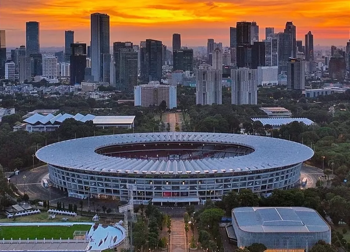 Stadion Bung Karno Jakarta. (Instagram @stadiongelorabungkarno)
