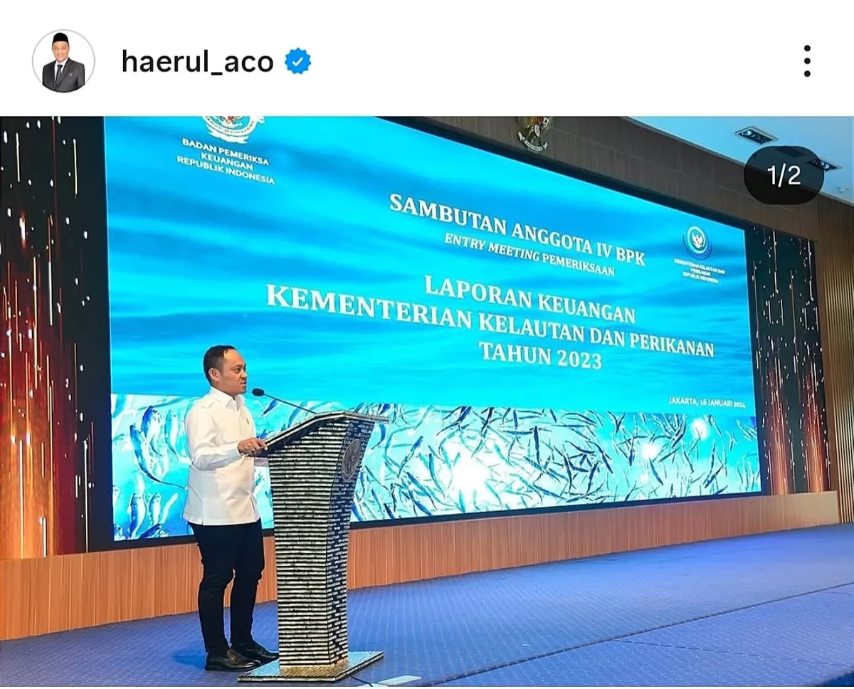 Haerul Saleh. (Instagram @haerul_aco)