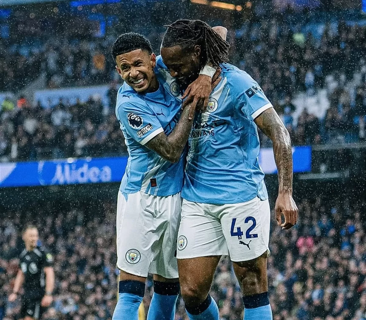 Pemain Manchester City merayakan gol mereka ke gawang Crystal Palace. (Instagram @mancity)