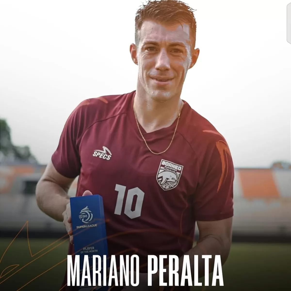Mariano Peralta. (Instagram @marianoperalta.9)