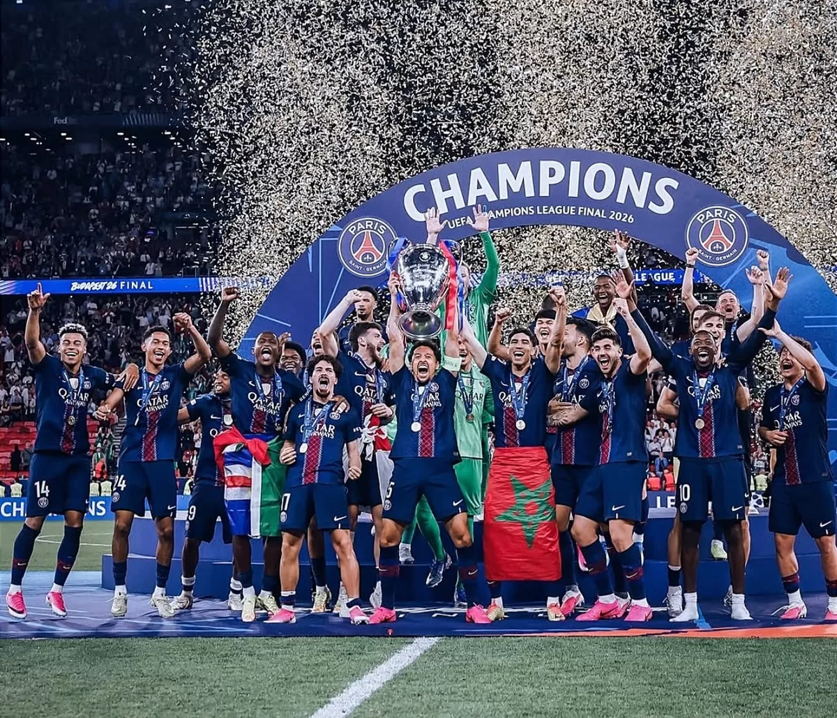 PSG juara Liga Champions 2025/2026. (Instagram @psg)