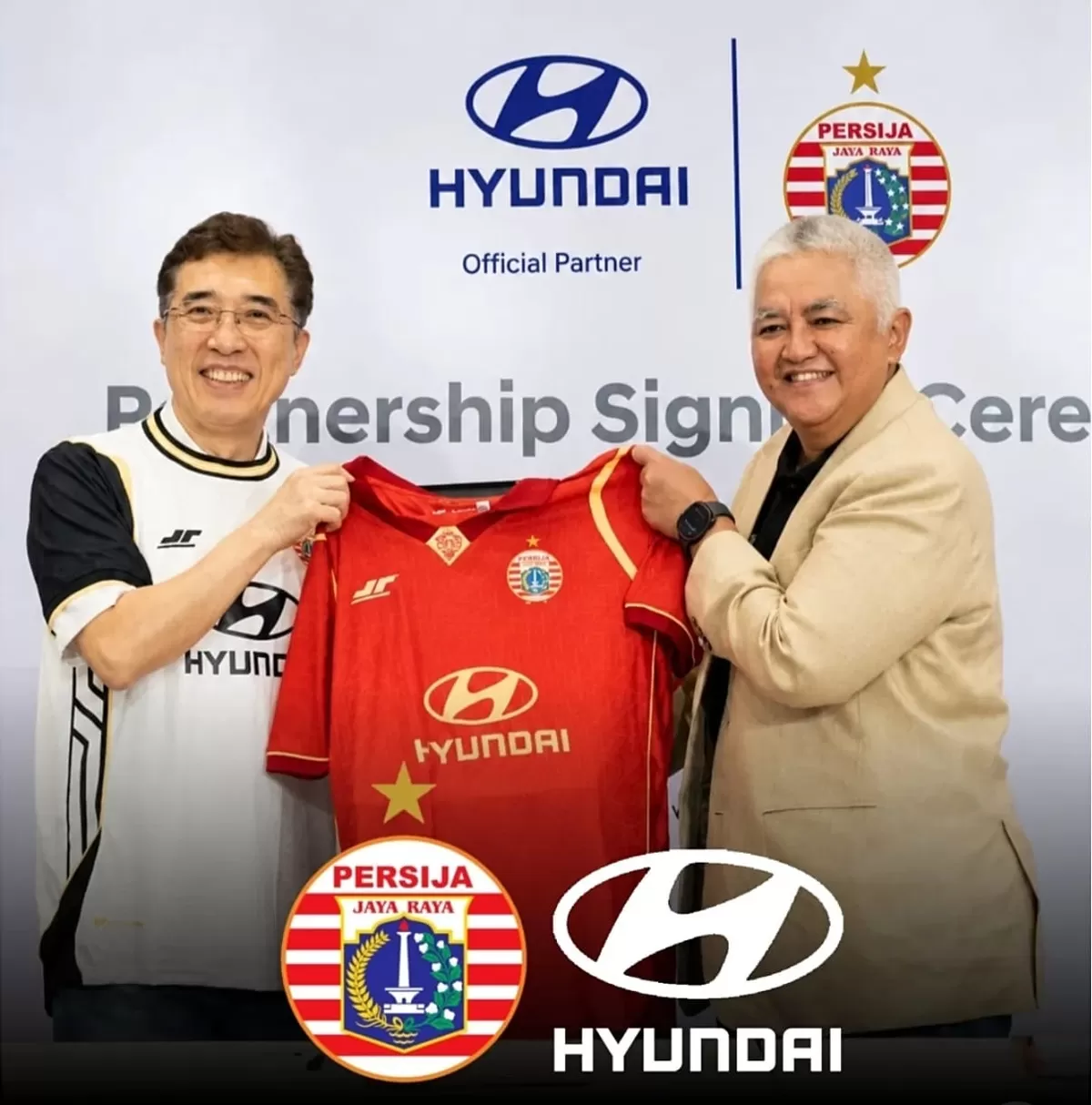 Kolaborasi Persija Jakarta dan Hyundai. (Instagram @jkt.football)