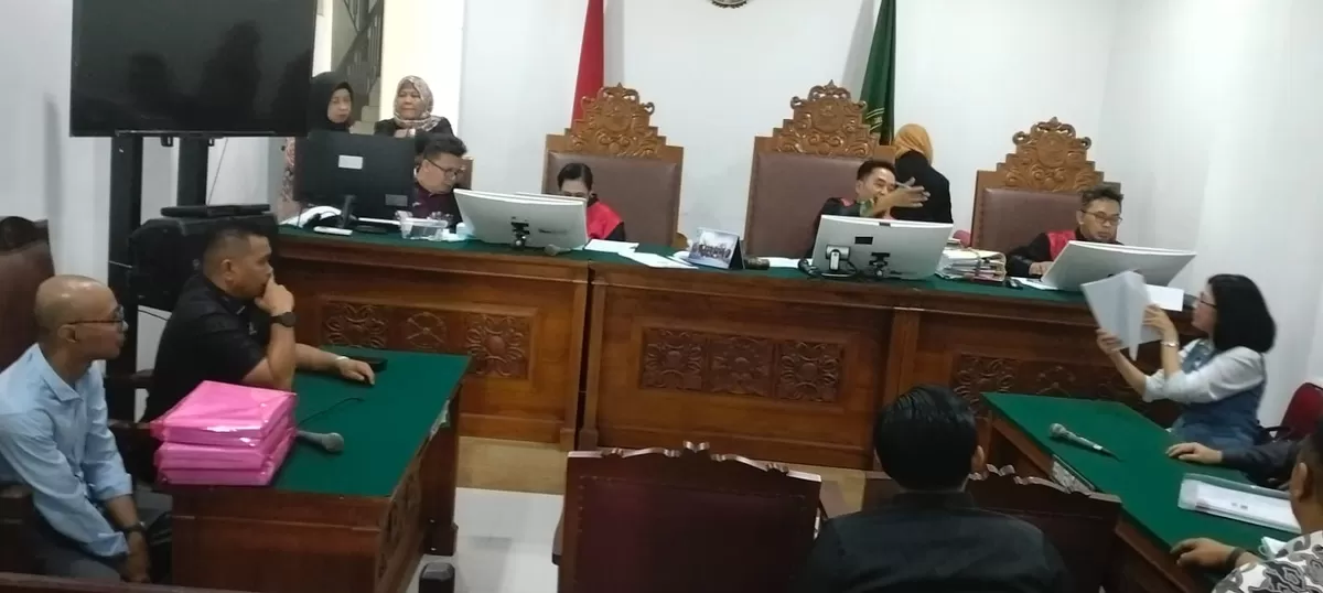 Suasana sidang gugatan di Pengadilan Negeri Jakarta Selatan. (Tatang Suherman)