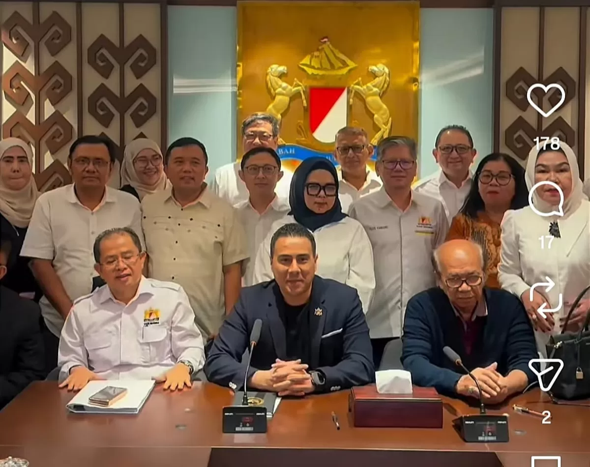 Nofel Saleh Hilabi bersama asosiasi perusahaan pengerah jasa tenaga kerja. (Instagram @nofelsh)