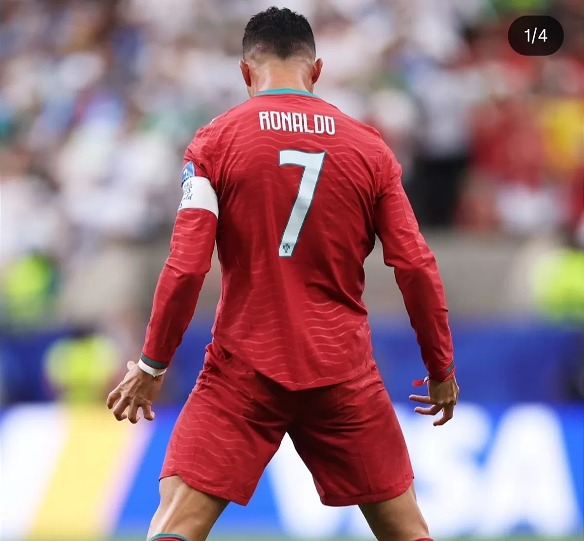 Cristiano Ronaldo. (Instagram @fifaworldcup)