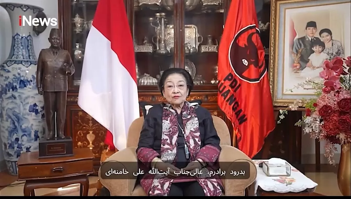 Megawati Soekarnoputi ucapkan bela sungkawa wafatnya Imam Ali Khamenei.