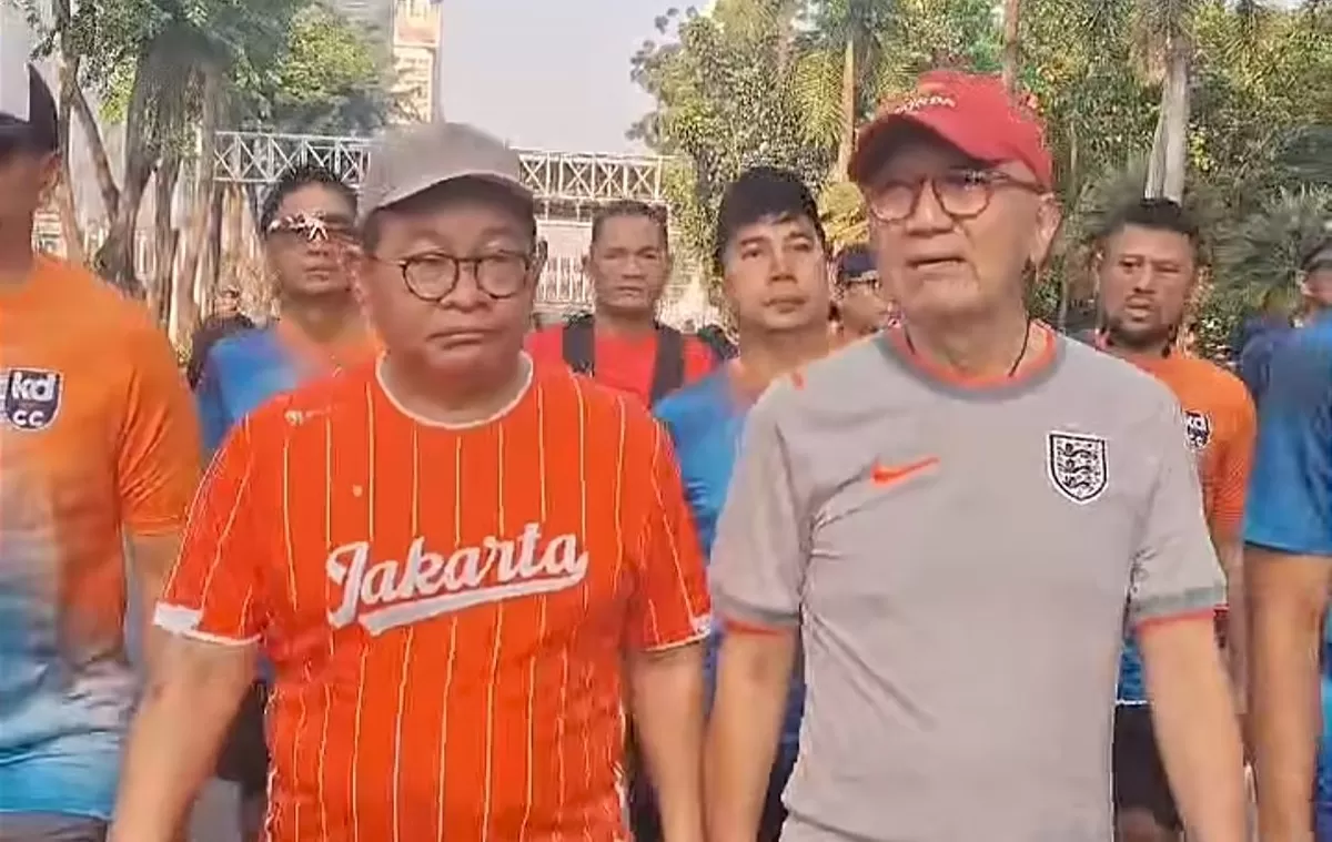Tantowi Yahya (kanan) dan Gubernur Pramono Anung Wibowo (kiri).