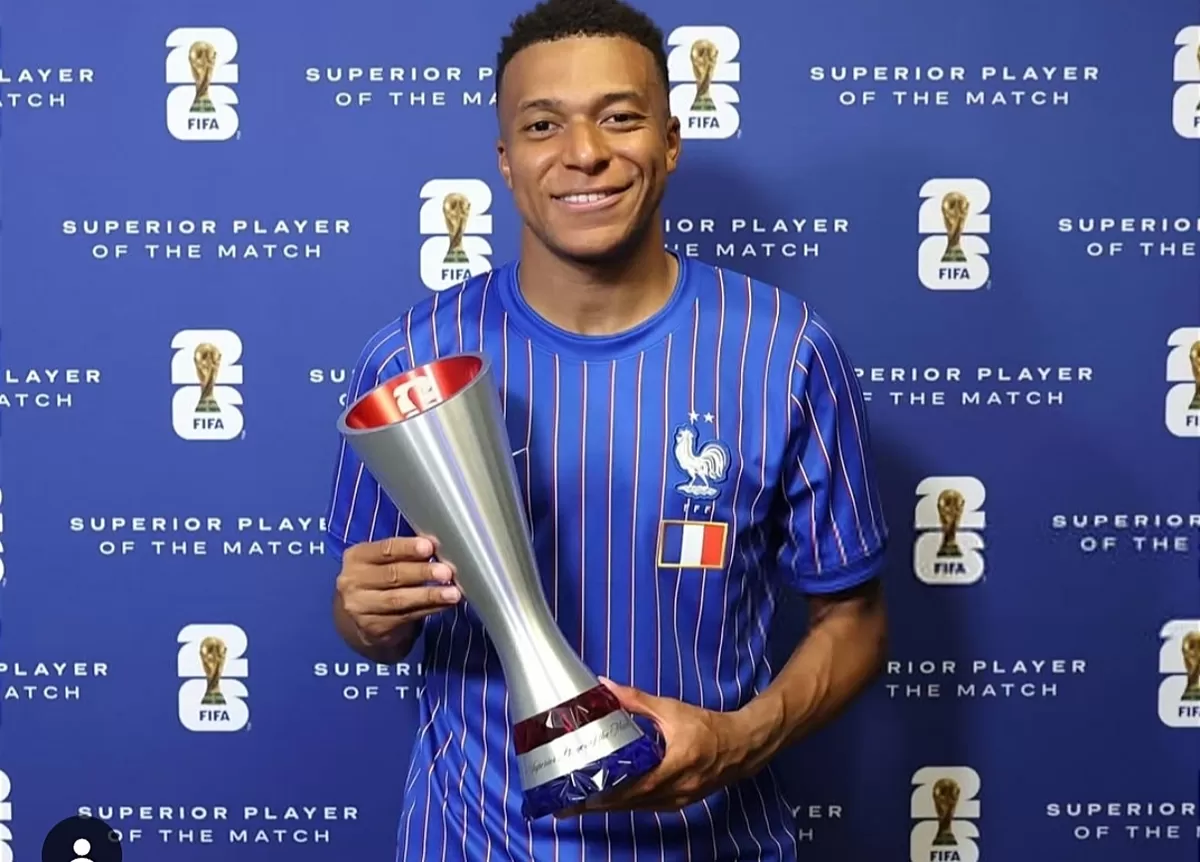 Kylian Mbappe. (Instagram @k.mbappe)