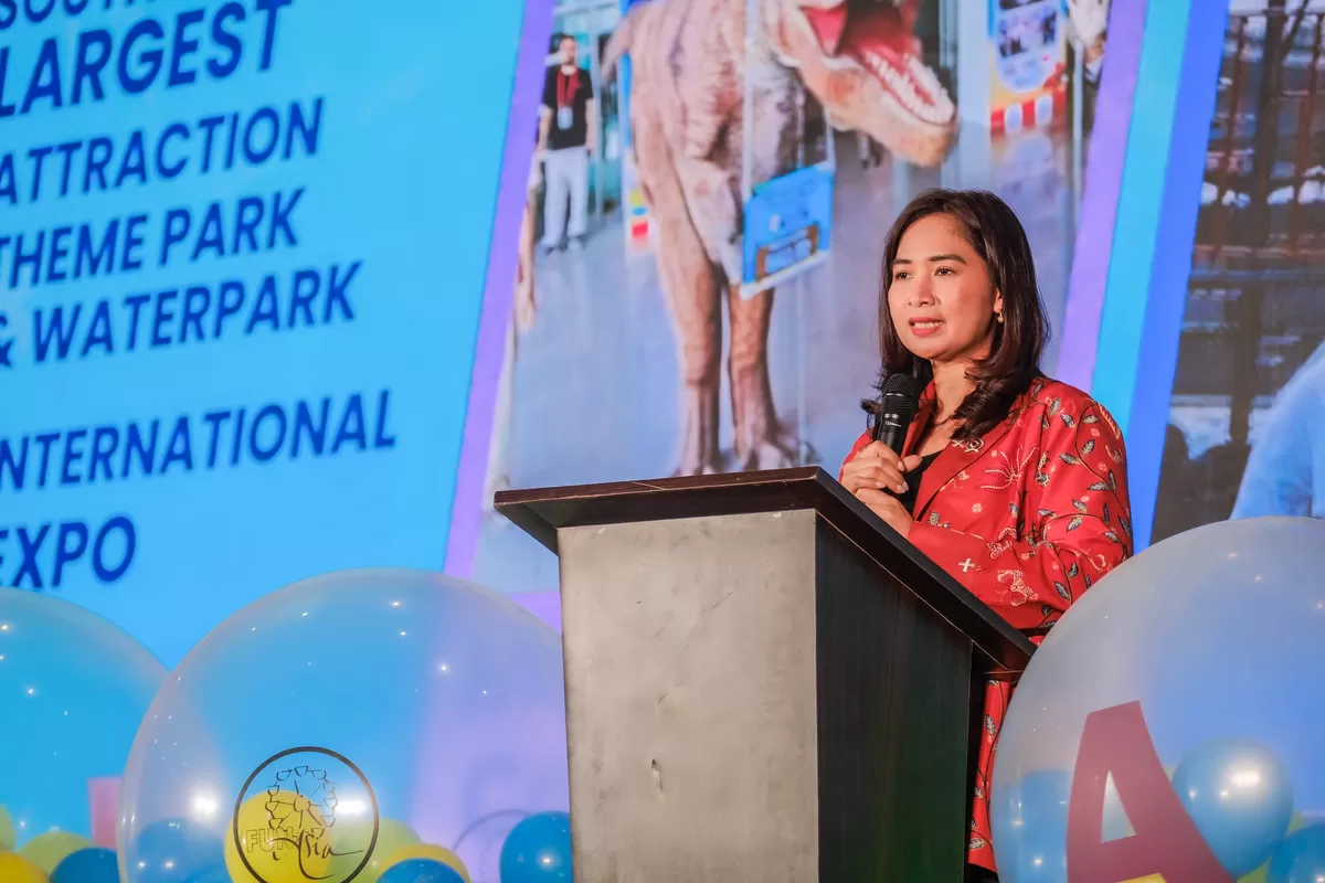 Wakil Menteri Pariwisata Ni Luh Puspa saat membuka Fun Asia Expo 2026 di JIEXPO Kemayoran, Jakarta, Rabu (5/8/2026). (Dok. Kementerian Pariwisata)