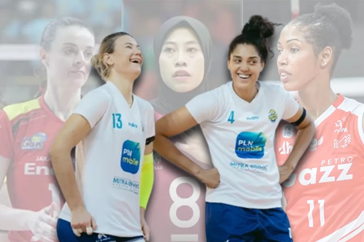 Jakarta Electric PLN menantang Jakarta Pertamina Enduro di Big Match Proliga 2026. Megawati Hangestri dan 4 pemain asing jadi sorotan utama.  (Instagram.com/jpvolley.id - jpevolley)