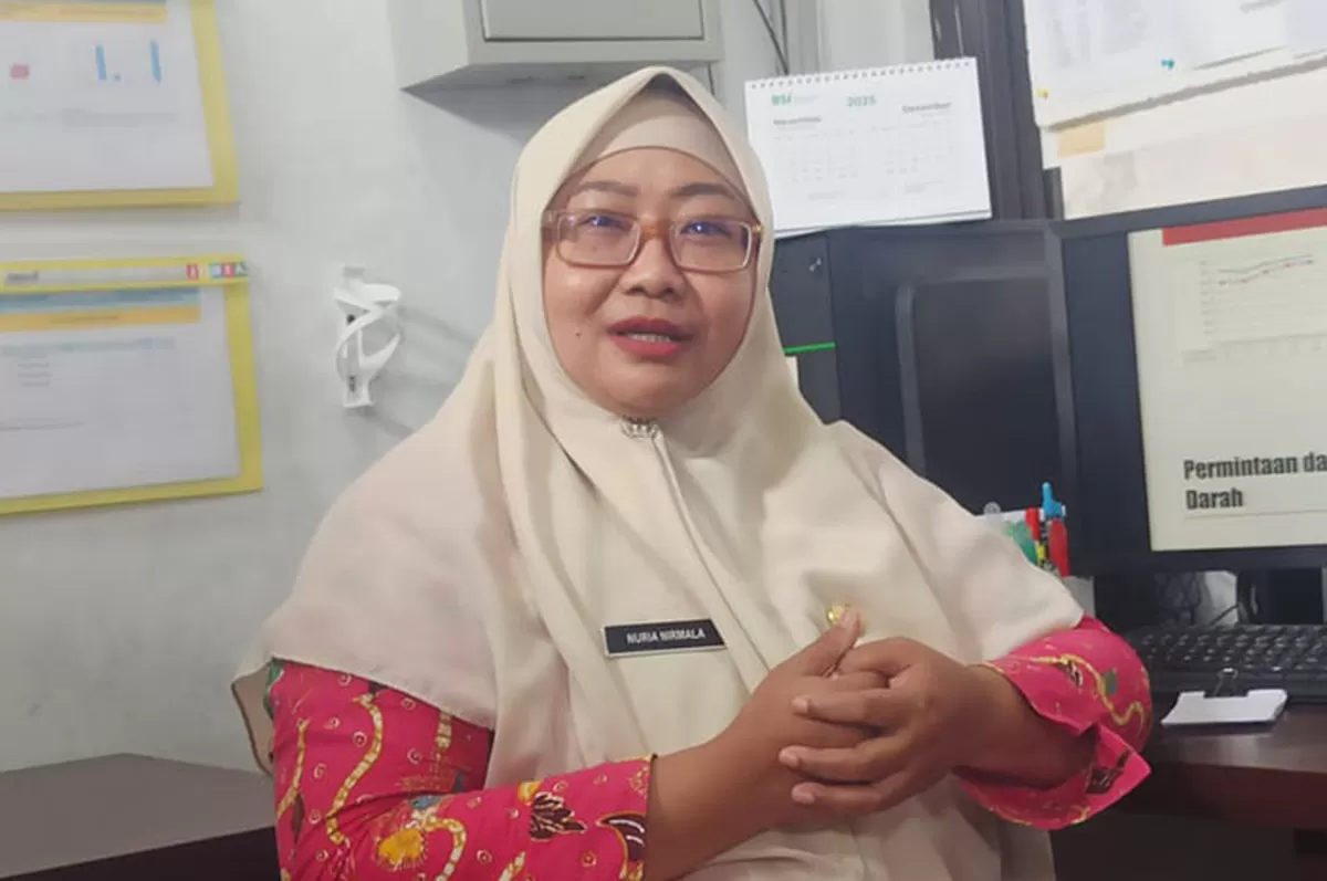 Penanggung Jawab BDRS RSUD KHZ Musthafa Kabupaten Tasikmalaya, dr Nuria Nirmala, menyebut hingga awal Januari 2026 stok darah di BDRS masih kosong. (Dok. DFK)