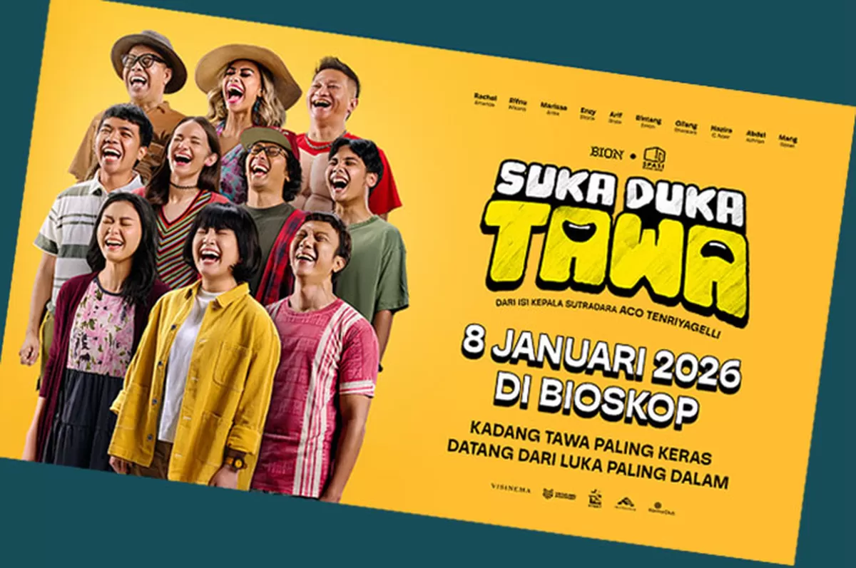 Film Suka Duka Tawa masuk jadwal bioskop Transmart Tasikmalaya XXI hari ini, Kamis, 8 Januari 2025. Cek pilihan jam tayangnya.   (Dok. Cinema21)