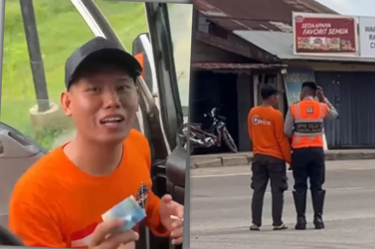 Dugaan pungli relawan bencana Aceh di Terminal Karya Jaya jadi sorotan. Dishub Palembang buka suara soal identitas pelaku.   (Instagram.com/@storyrakyat_)