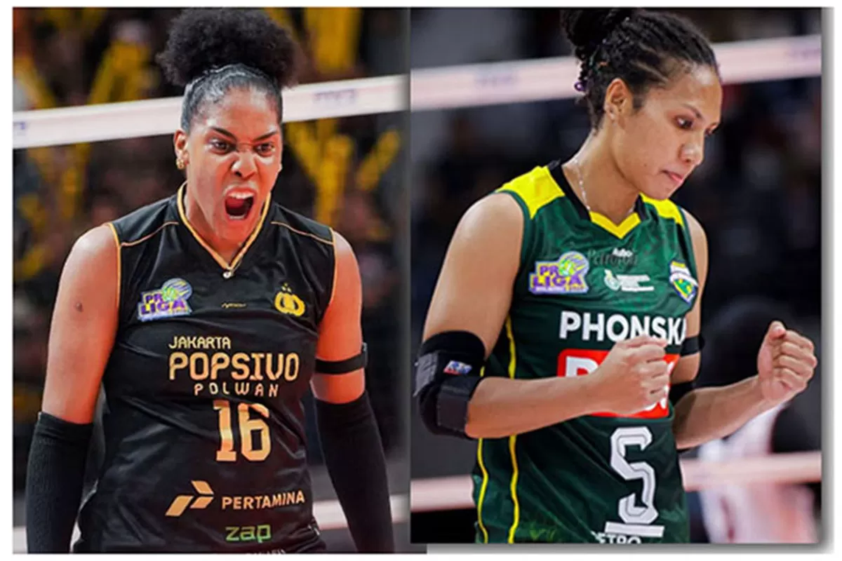 Jakarta Popsivo Polwan berhadapan dengan Gresik Petrokimia pada pembuka Proliga 2026 seri Medan, laga krusial pembuka jadwal laga pekan kedua.     (Instagram/popsivopolwan - petrovoli)