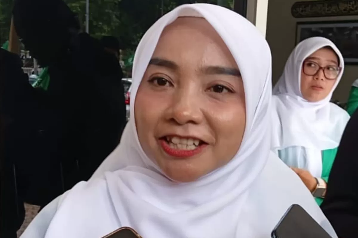 Nunun Nuraeni resmi dilantik sebagai Ketua Fatayat NU Kota Tasikmalaya Masa Khidmat 2026-2029 digelar di Gedung Dakwah Kota Tasikmalaya,&nbsp;Sabtu 17 Januari 2026. (Dok. Asep M.S)