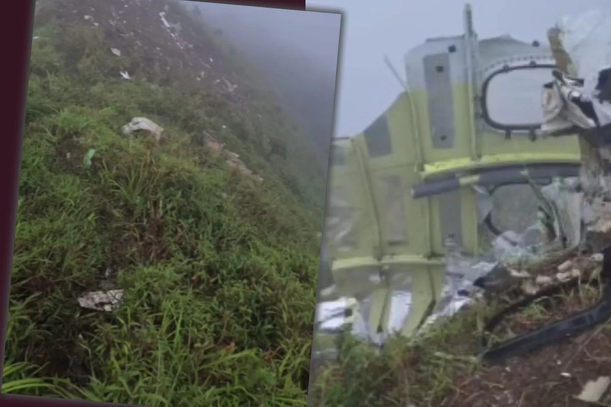 Basarnas bersama Tim SAR menemukan serpihan Pesawat ATR 42-500 di Gunung Bulusaraung, pencarian korban terus dilanjutkan. (Instagram/sar_nasional)