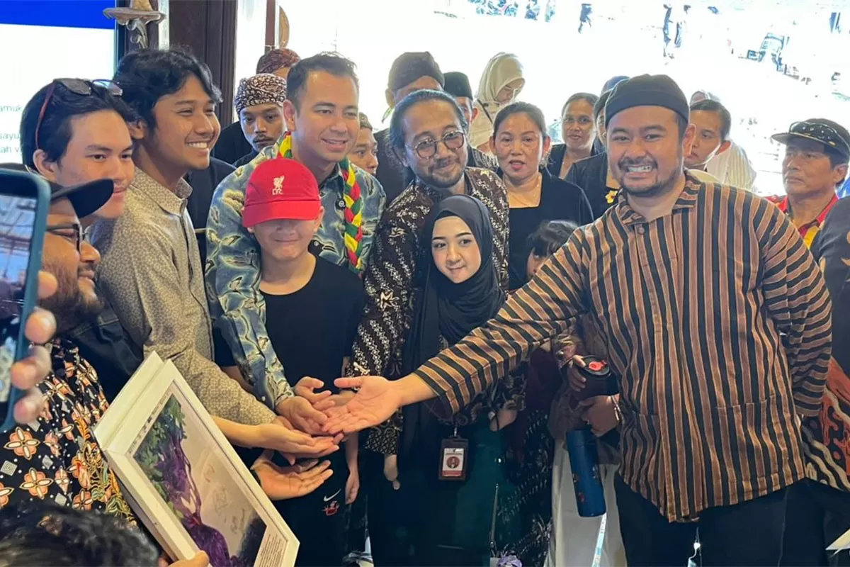 Raffi Ahmad melalui UKP Mendengar bersama ICCN menyerap aspirasi Ekosistem Kreatif Banyumas-Cilacap. (Dok. Promedia)