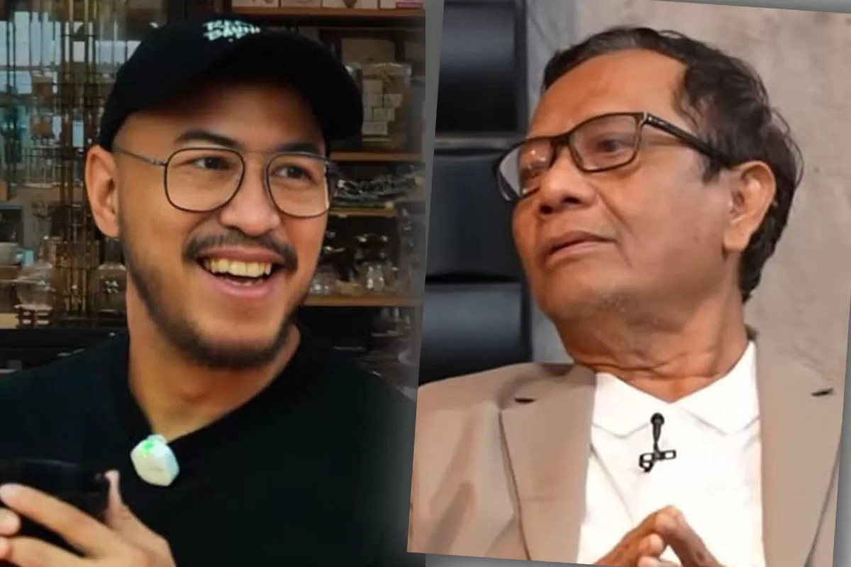Mahfud MD menanggapi laporan penistaan agama terhadap Pandji Pragiwaksono terkait materi komedi Mens Rea yang kini dipersoalkan. (YouTube/mahfudmd - Instagram/pandji.pragiwaksono)