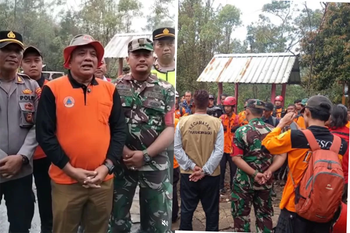 Operasi pencarian pendaki diduga hilang di Bukit Mongkrang Tawangmangu sempat dihentikan akibat hujan dan kabut, lalu dilanjutkan hari ini, Selasa, 20 Januari 2026 pagi. (Instagram.com/bpbdkaranganyar)