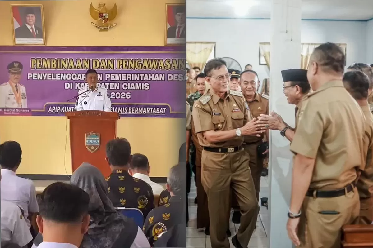 Pembinaan dan Pengawasan Pemerintahan Desa di Kabupaten Ciamis ditegaskan Bupati Ciamis Herdiat Sunarya untuk desa yang tertib dan transparan. (Dok. Kominfo Ciamis)