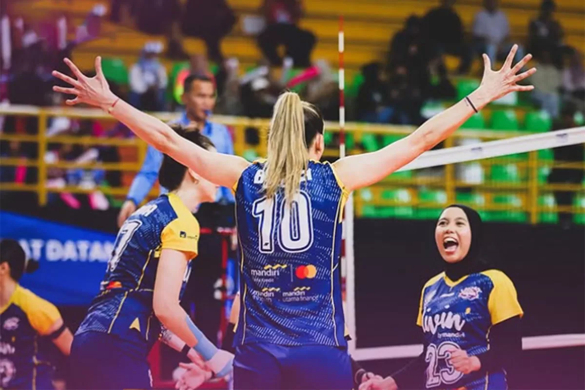 Kemenangan perdana Jakarta Livin Mandiri di Proliga 2026 Putri jadi pukulan bagi Medan Falcons yang kembali menelan kekalahan, pada&nbsp;Jumat (23/1/2026). (Instagram.com/jkt.livinmandiri)