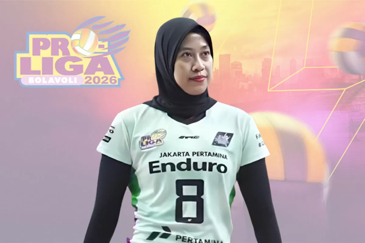 Jakarta Pertamina Enduro finis runner-up Proliga 2026 dan bersiap tampil agresif di Jadwal Seri Gresik bersama Megawati Hangestri,&nbsp;mulai Kamis (29/1/2026) di GOR Tri Dharma. (Arsyaputra)