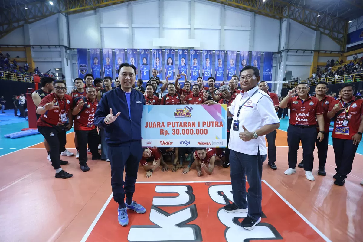 Jakarta LavAni Livin Transmedia memimpin klasemen Proliga 2026 sektor putra usai menyapu bersih putaran pertama dan menjadi juara paruh musim. (Laman resmi proliga 2026)