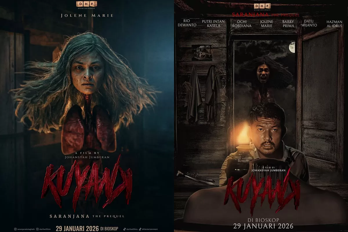 Film Horor Indonesia Kuyank hadir dengan kisah cinta terlarang dan kegelapan folklor Saranjana. Simak sinopsis Kuyank dan daftar pemerannya. (Dok. IMDb)