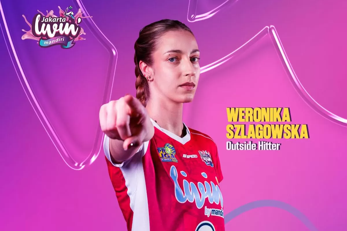 Proliga 2026 Seri Gresik akankah jadi panggung Jakarta Livin Mandiri setelah mendatangkan pemain asing Weronika Szlagowska&nbsp;dari Polandia. (Instagram/jkt.livinmandiri)