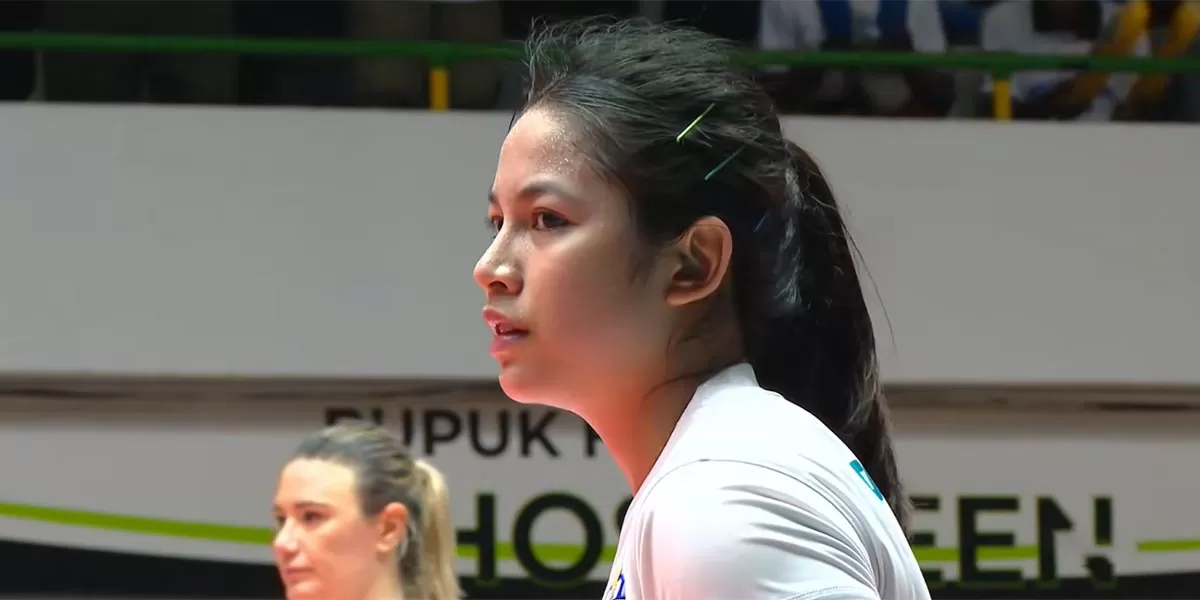 Jakarta Electric PLN tampil dominan di Proliga 2026 seri Gresik. Poppy Aulia mencuri perhatian saat Popsivo Polwan tak berkutik. (Tangkapan layar Moji TV)