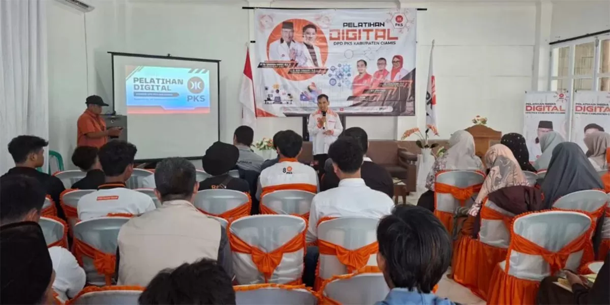 Pelatihan Digital PKS Kabupaten Ciamis digelar untuk memperkuat literasi dan dakwah digital kader dan&nbsp;pengurus tingkat kecamatan dari berbagai DPC, Sabtu (31/01/2026). (Dok. KDS)