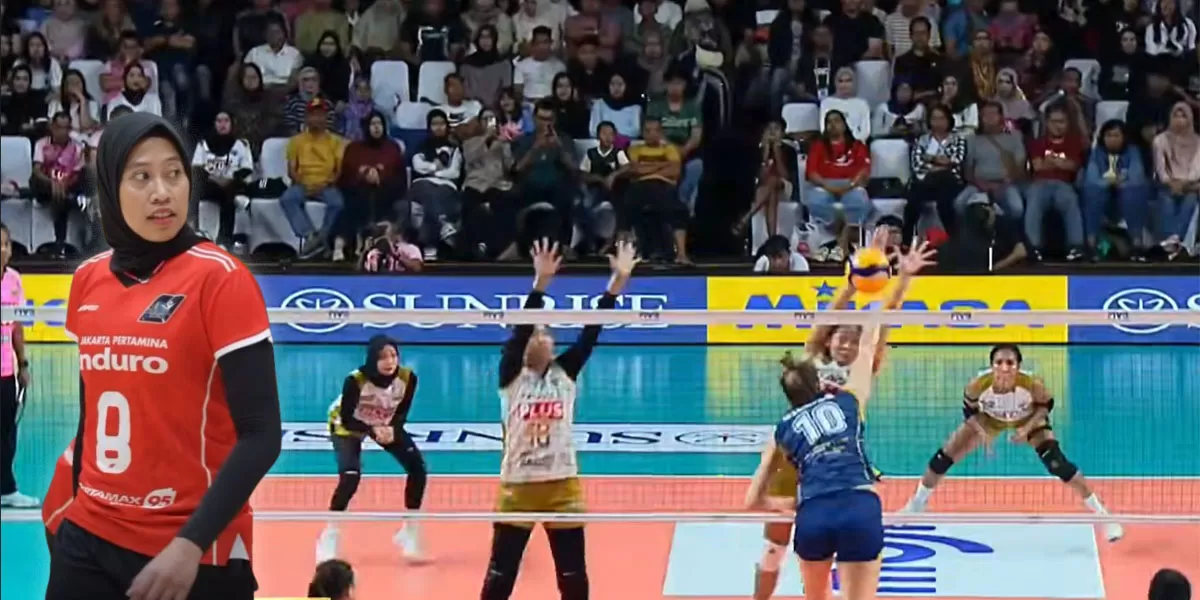Ilustrasi - Gresik Phonska Plus tumbang dua kali di seri Malang. Dominasi puncak klasemen sementara Proliga 2026 putri kini dibayangi tim Megawati Hangestri. (Tangkapan layar Moji TV)