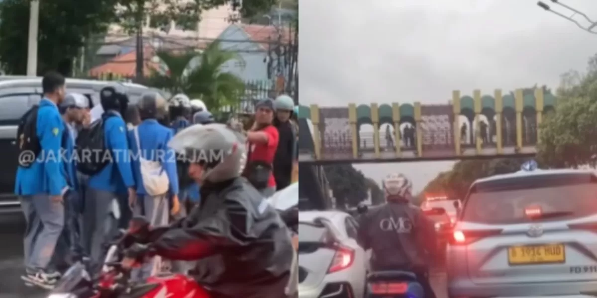 Pelajar Jaktim meninggal dunia dalam kecelakaan lalu lintas di Matraman Raya pada Senin, 9 Februari 2026. Polisi menyebut jalan berlubang diduga jadi penyebab.   (Instagram.com/@jakartatimur24jam)